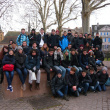 Gymnasiasten (collégiens + lycéens) in Colmar.