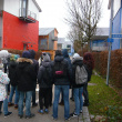 Schüler/Schülerinnen im Viertel Vauban in Freiburg.