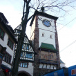Freiburg : Straßenbahn, historisches Tor