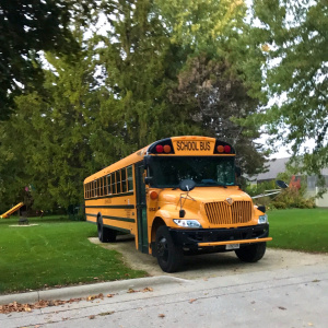 Le légendaire Scool Bus américain