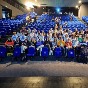 En salle de projection aux Capucins